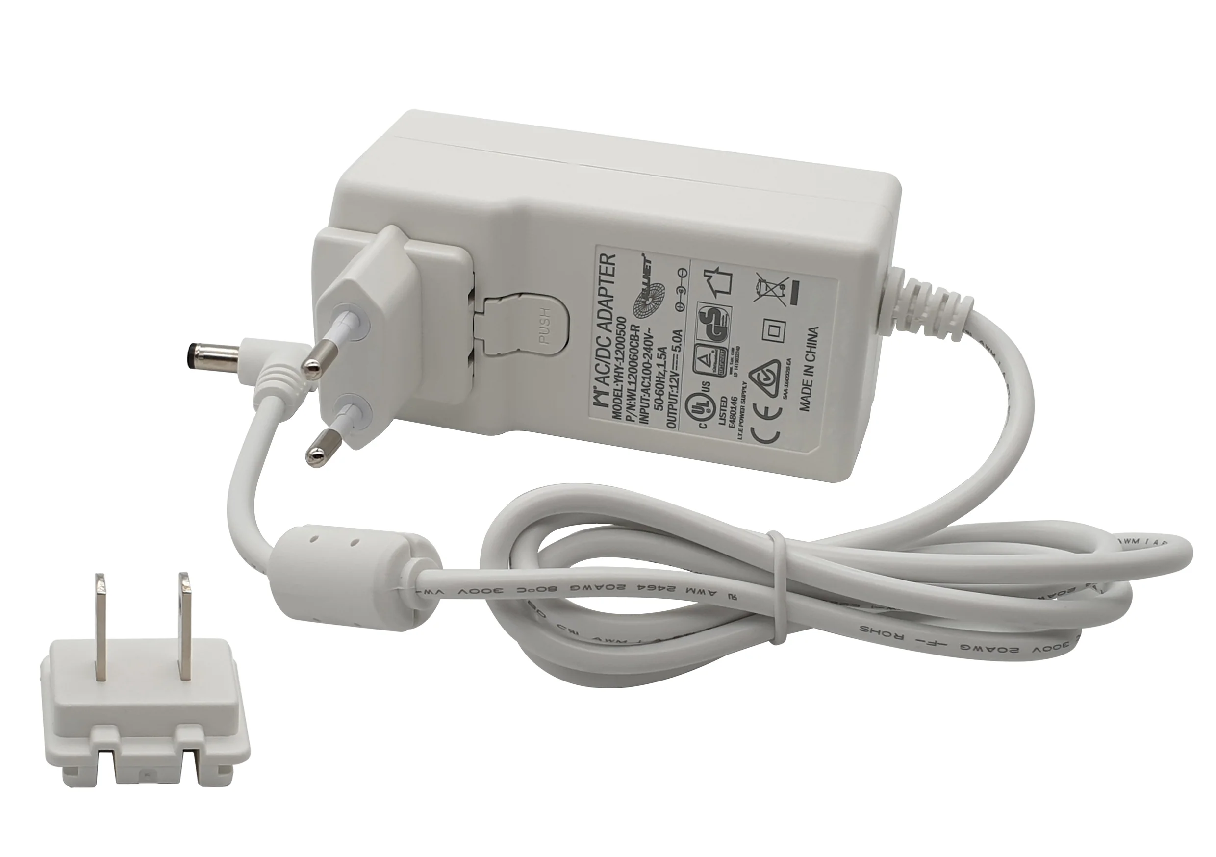 DC12V 5A (60W) wall plug Power Supply - Image 4