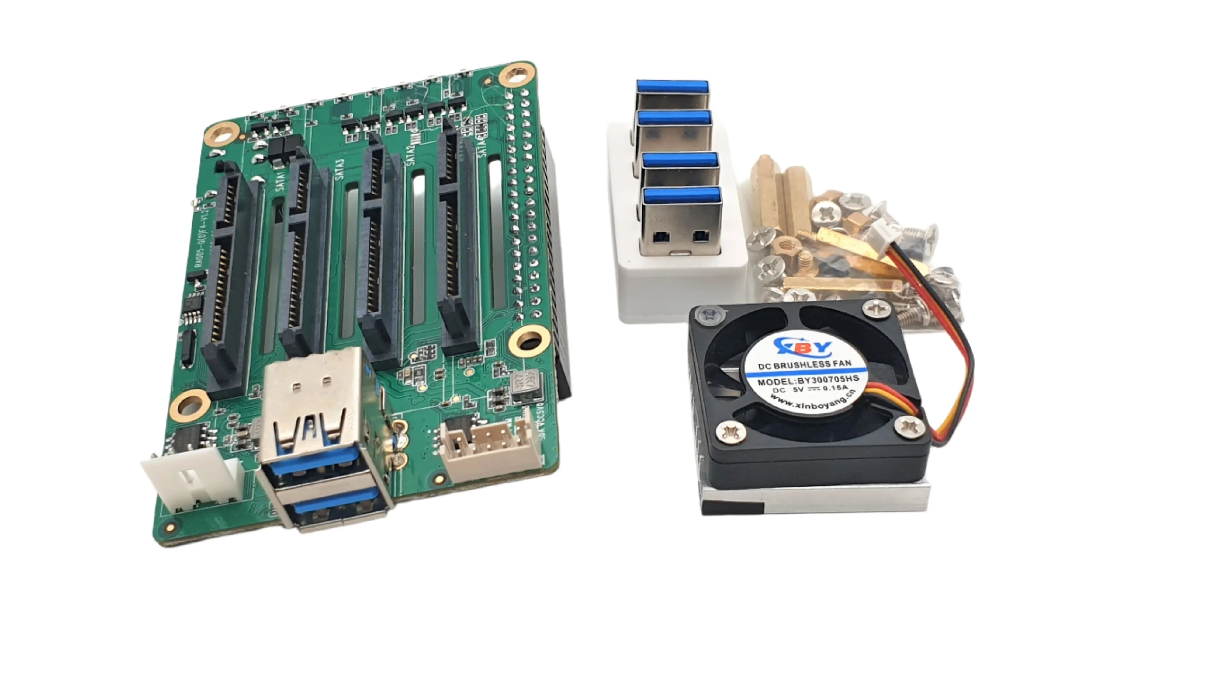 Dual/Quad SATA HAT for Raspberry PI 4 or Raspberry Pi 3/3B+ - Image 5