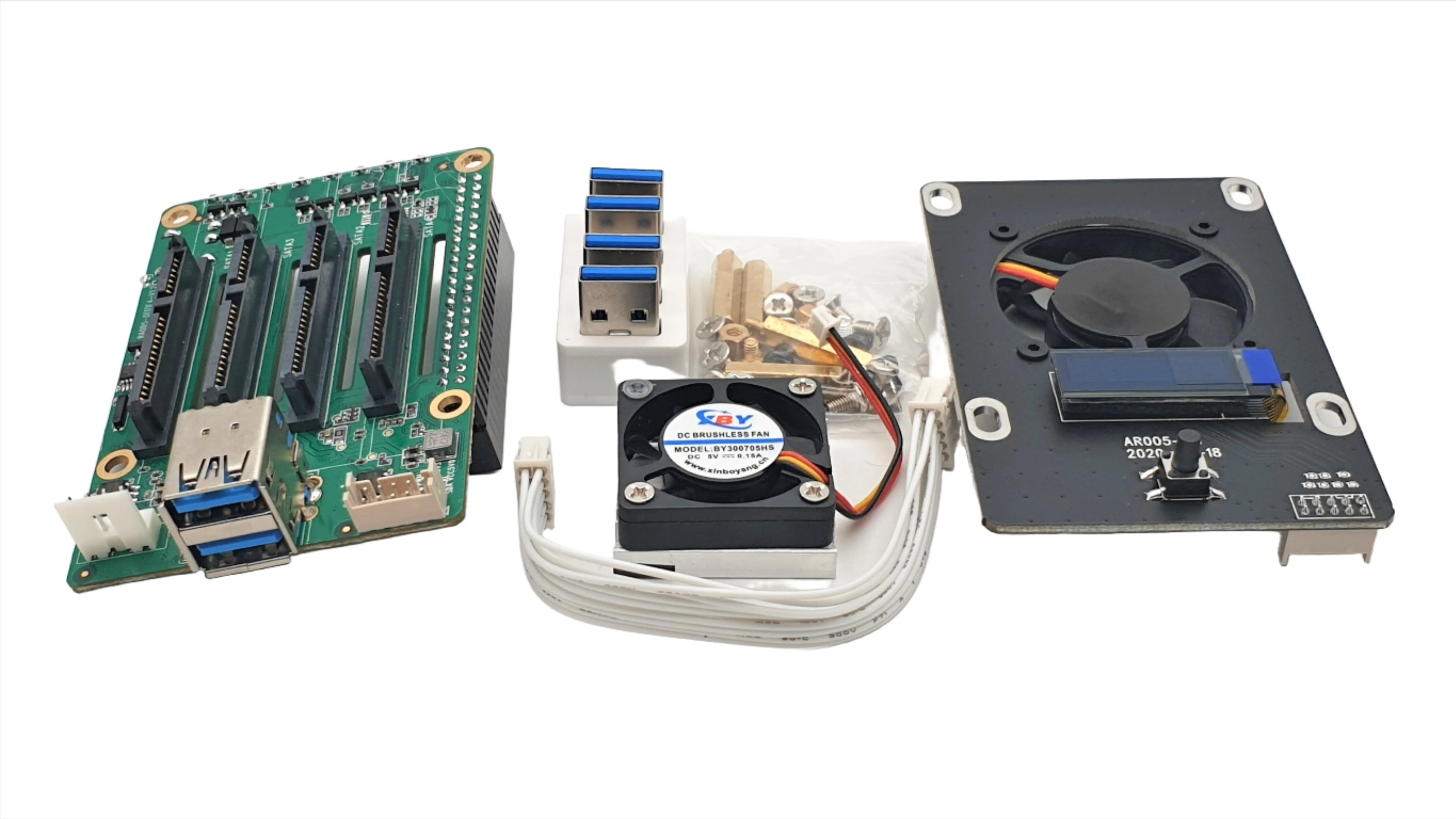 Dual/Quad SATA HAT for Raspberry PI 4 or Raspberry Pi 3/3B+ - Image 6