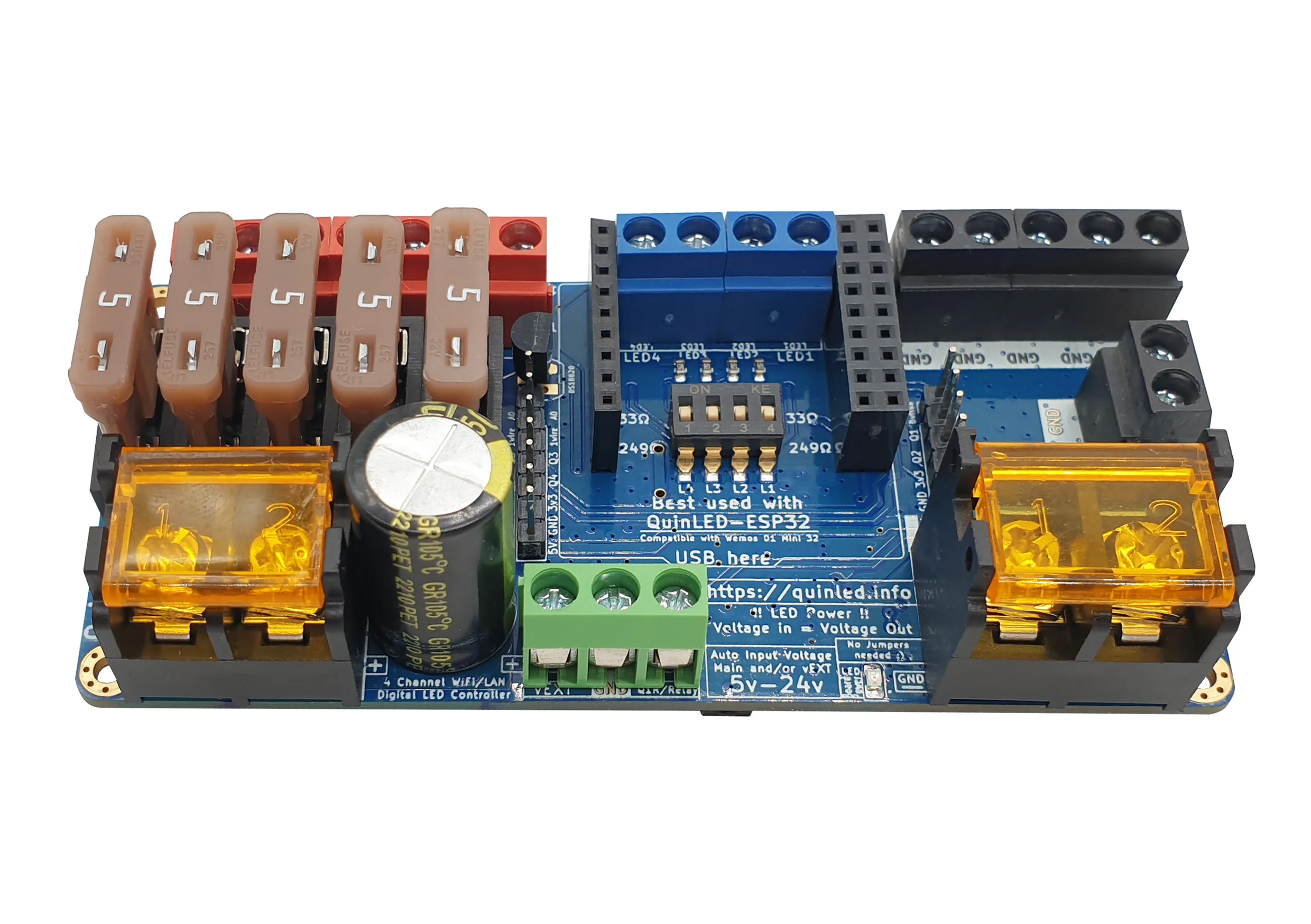 QuinLED Dig Quad v3 DIGITAL LED controller - Image 3