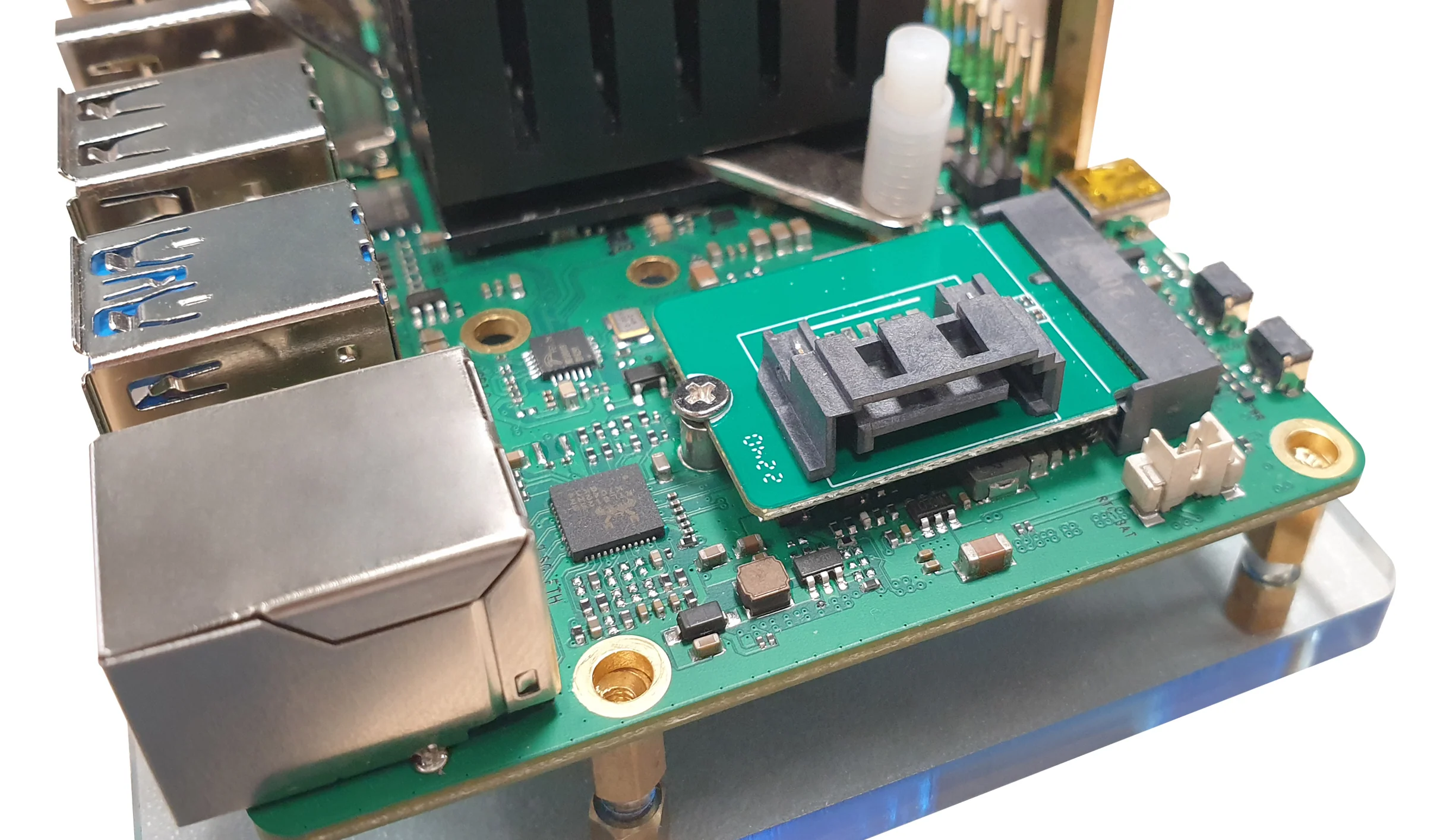 RADXA M.2 E Key to SATA Breakout Board - Image 4