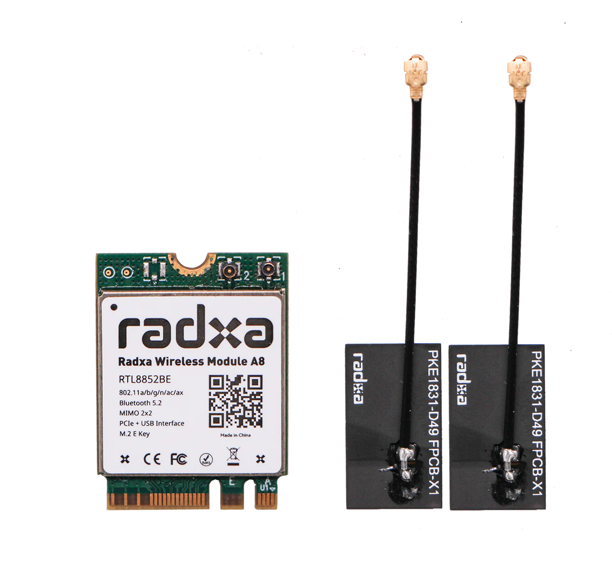RADXA M.2 WiFi 6 BT5 Module A8 - Image 3
